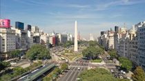 El Obelisco porteño, símbolo de la Ciudad de Buenos Aires.