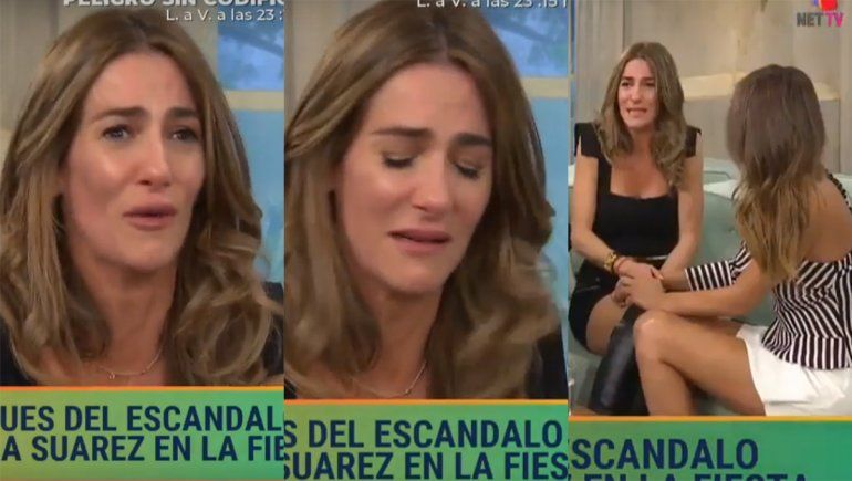 La amiga de Pampita se quebró en vivo por el escándalo con la China Suárez
