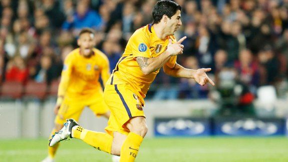Suárez fue otra vez el héroe del Barcelona para dar vuelta el partido.&nbsp;