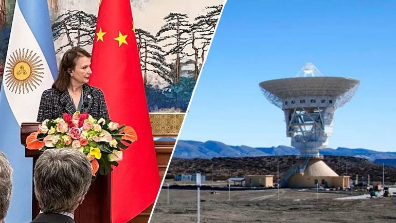 La ministra de Relaciones Exteriores del Gobierno de Javier Milei dejó una llamativa frase sobre la estación espacial china en Neuquén.