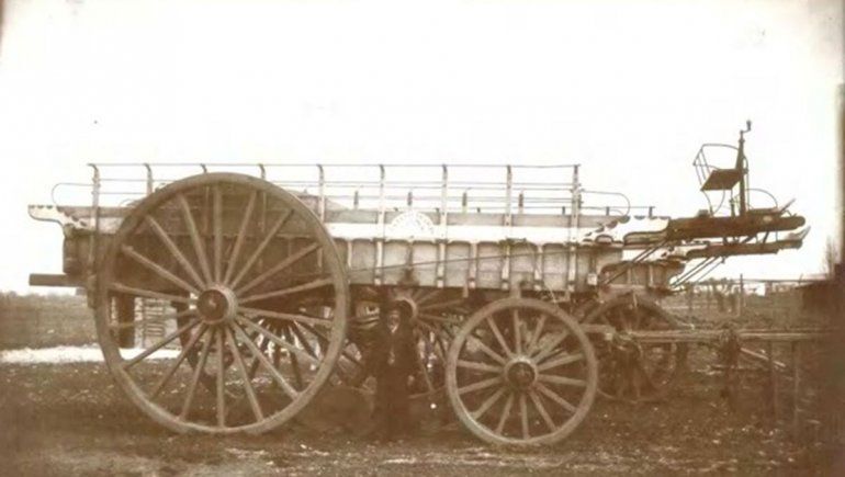 El primer transporte escolar de Neuquén