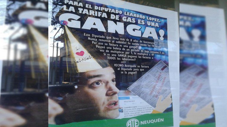 Escrachan a Leandro López luego de que dijera que el tarifazo es una ganga