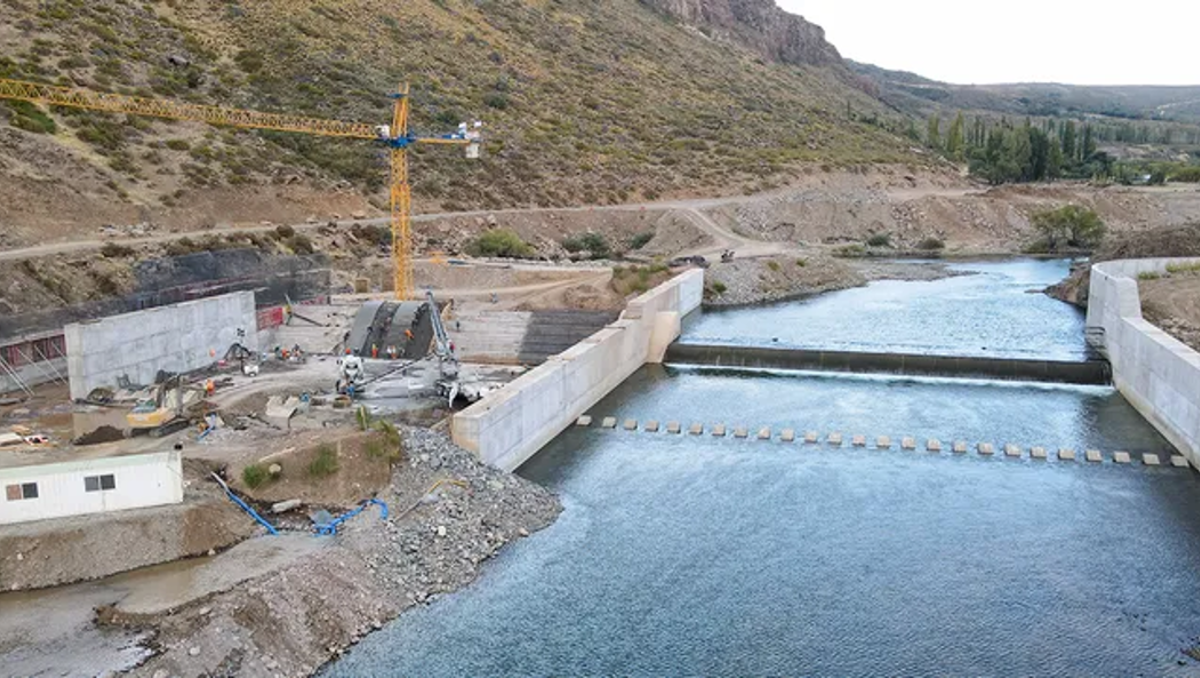 La obra de la Central Nahueve