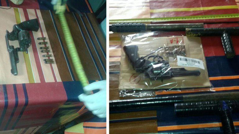 La Policía secuestró tres armas de fuego en el domicilio.