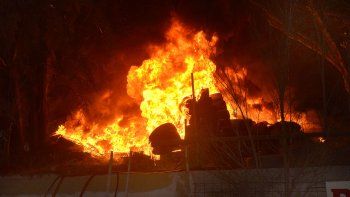 un incendio gigante genero preocupacion en la zona un incendio gigante genero preocupacion en la zona