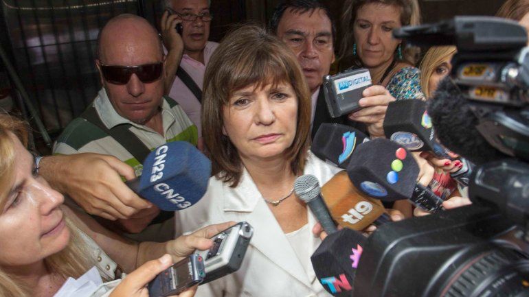 La ministra de Seguridad