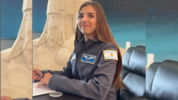 Noel de Castro tiene 27 años, es de Salta y se convertirá en astronauta.
