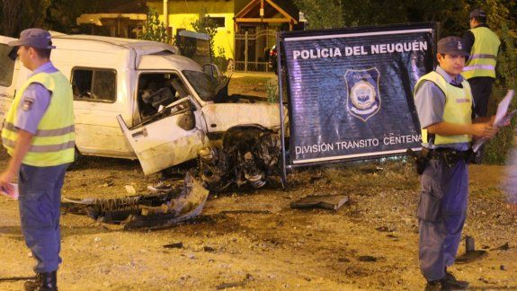 Ruta 7: un joven murió en un choque en Centenario