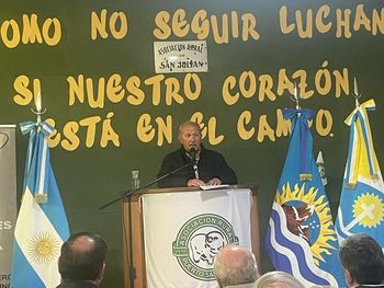 El titular de CRA,  Carlos Castagnani, participó este fin de semana de la Expo de Puerto San Julián. 