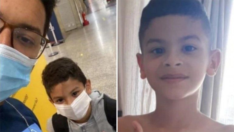 Un nene se escapó de su casa, tomó un avión y viajó 2.700 kilómetros