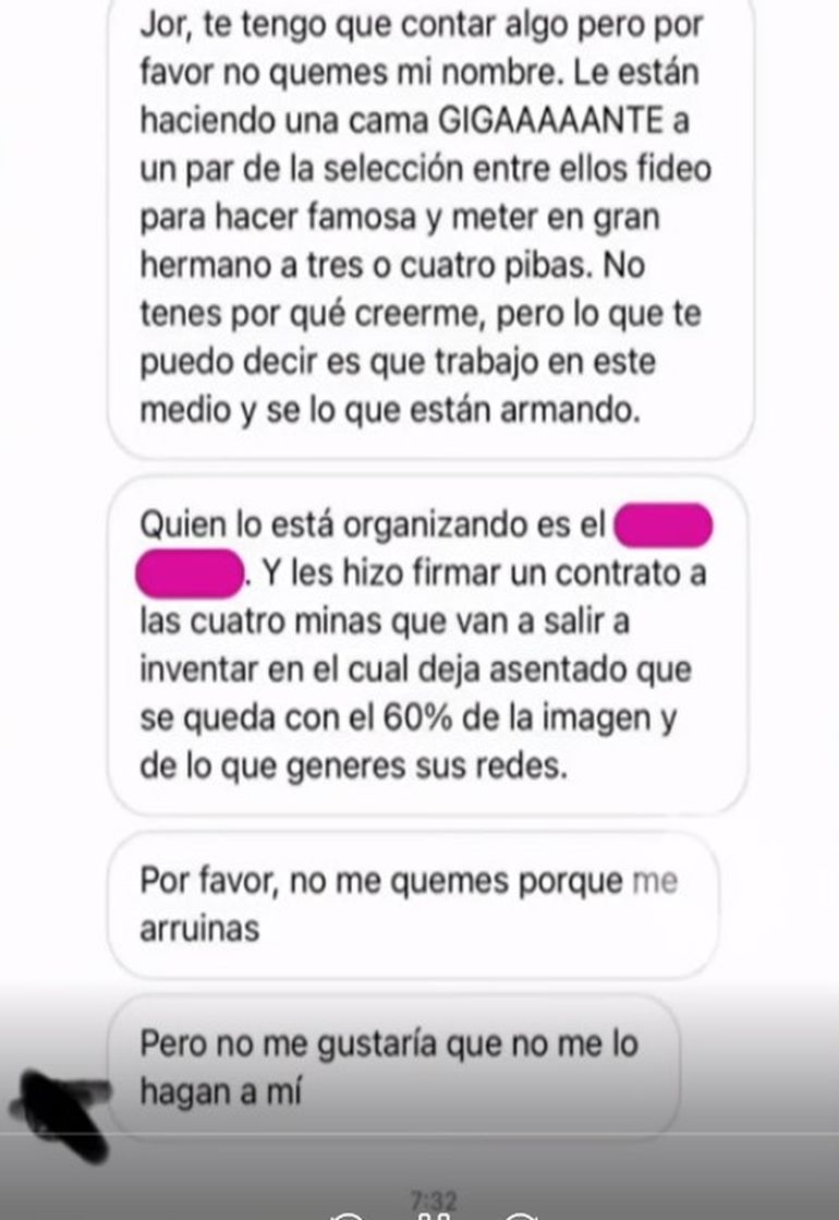 El mensaje que le enviaron a la mujer de Ángel Di María anunciando lo que sucedería con la fiesta de la Selección Argentina. El mensaje que le enviaron a la mujer de Ángel Di María anunciando lo que sucedería con la fiesta de la Selección Argentina.
