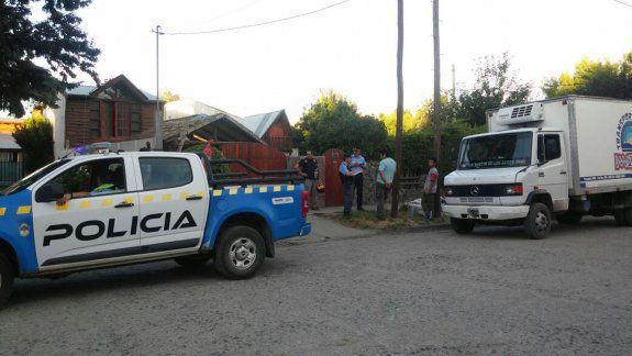 La Policía, durante el procedimiento que se realizó tras el robo al repartidor