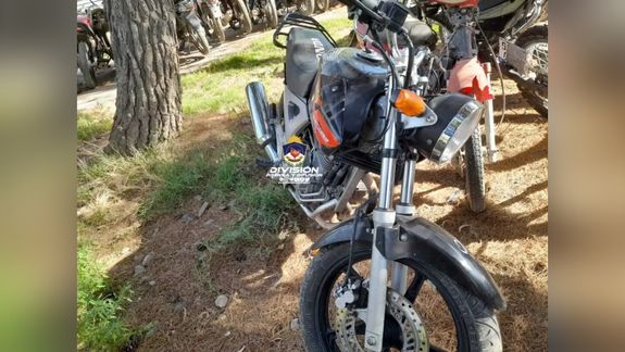 Recuperaron en El Chañar una moto robada en la provincia de Buenos Aires