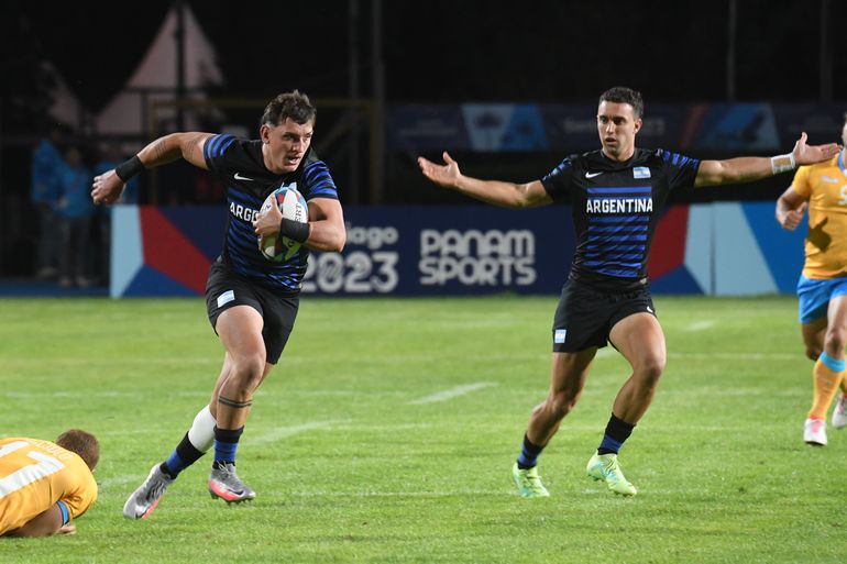 Los Pumas '7 repitieron el titulo que lograron en Lima. Foto: Sergio Dovio. Los Pumas '7 repitieron el titulo que lograron en Lima. Foto: Sergio Dovio.