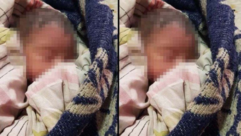 Abandonaron a un bebé recién nacido en la puerta de su casa
