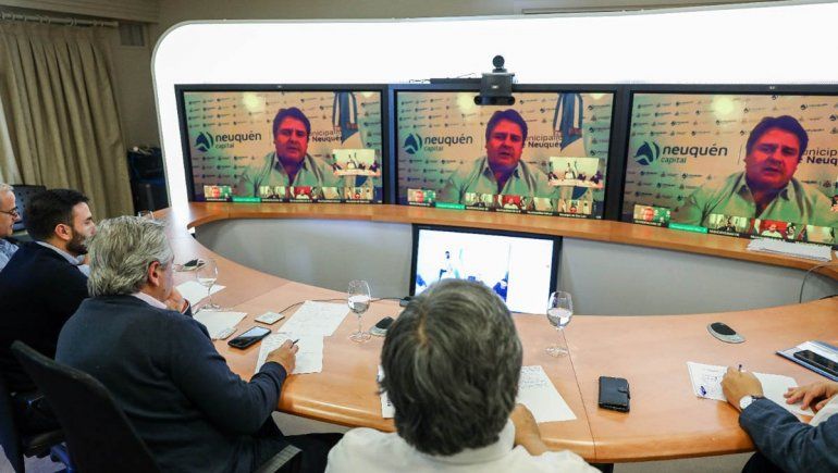 Gaido participó en teleconferencia con Alberto Fernández