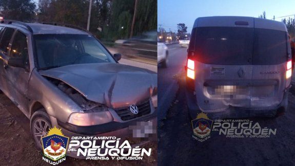 Ruta 7: frenó por esquivar a un perro y lo chocaron