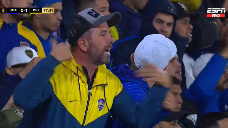 ¡Calentura total! La gente de Boca se cansó e insultó a los jugadores
