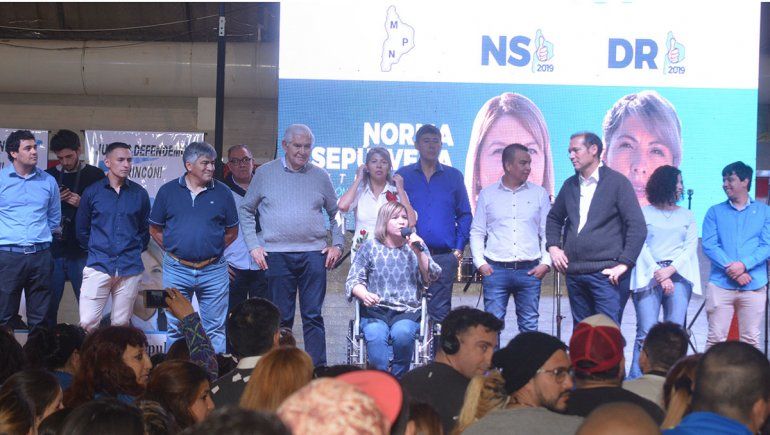Multitudinario cierre de campaña municipal del MPN en Rincón de los Sauces
