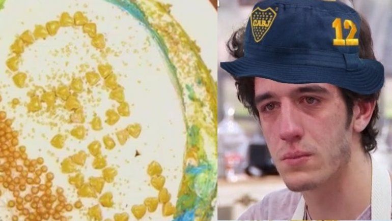 Papelón y eliminación en Bake Off por la torta sopa y el tributo a Boca que se convirtió en meme