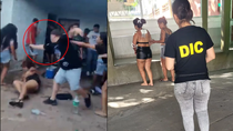 descontrol: en medio de la fiesta le disparo a dos chicas que protagonizaban una pelea con cuchillos descontrol: en medio de la fiesta le disparo a dos chicas que protagonizaban una pelea con cuchillos