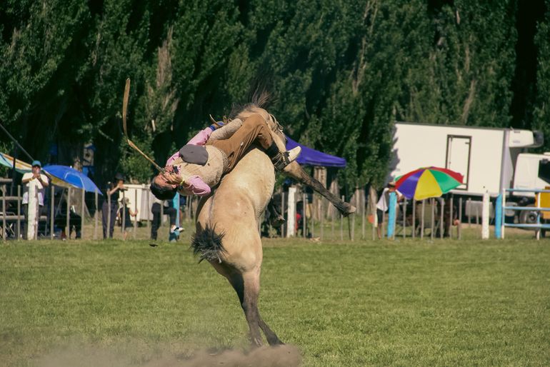 Jineteadas y payadores en la Fiesta del Chivito: así se vivió el campeonato en Chos Malal