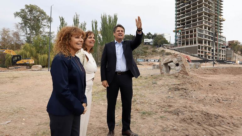 El intendente supervisó personalmente los avances de la obra.&nbsp;