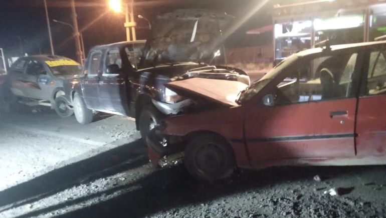 Un hombre y un nene resultaron heridos tras un choque frontal en Autovía Norte