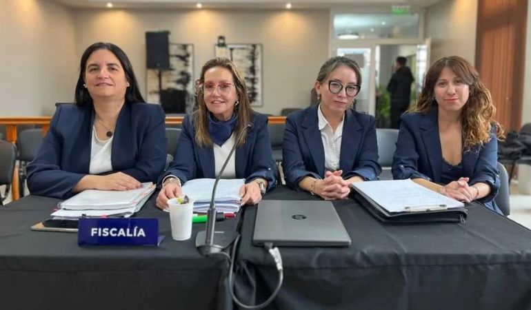Chubut: el equipo de la Fiscalía de Trelew que investigó el caso. Chubut: el equipo de la Fiscalía de Trelew que investigó el caso.