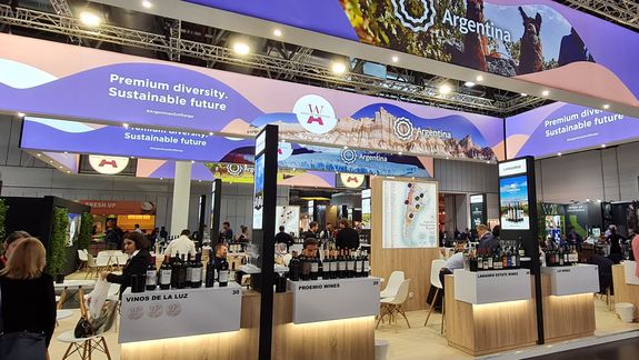 La presencia de Wofa en la feria de Alemania. Foto: gentileza