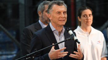 El Presidente realizó un acto en la empresa de Luchetti, en Buenos Aires.
