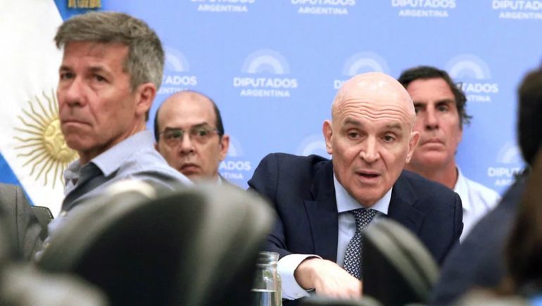 José Luis Espert, durante el debate por la Ley Ómnibus.