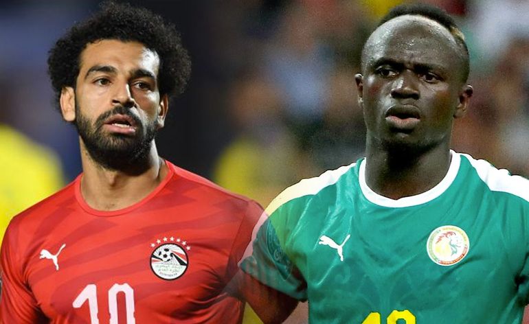 Mohamed Salah (Egipto) y Sadio Mané (Senegal) se enfrentarán por un lugar en Qatar 2022. 
