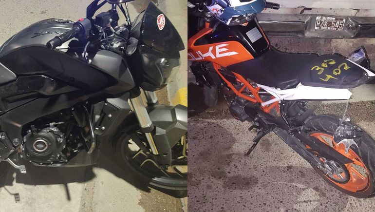 Fuerte choque entre dos motos en el oeste: ¿estaban pisteando?