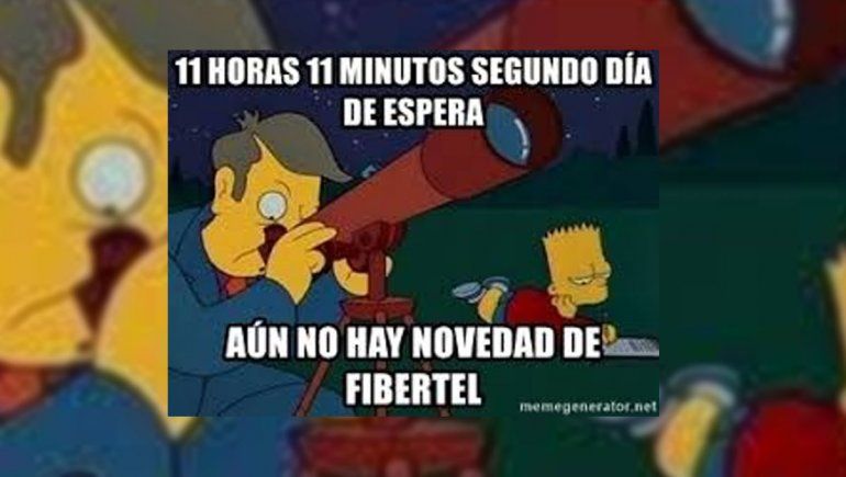 La bronca de los usuarios de Twitter por el caída masiva de Fibertel en el Alto Valle