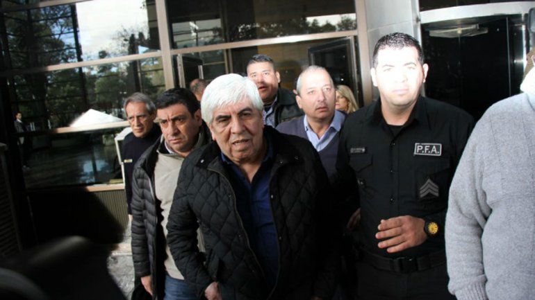 Moyano se presentó ayer ante el juez federal Sánchez Freytes.