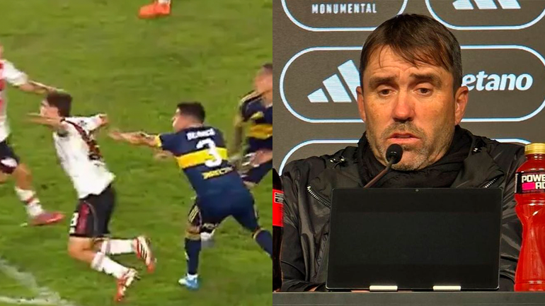 Coudet habló tras la derrota de River.