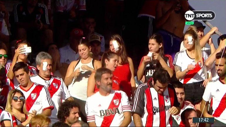 Ponete el parche, la p..., el recibimiento del Monumental a Pablo Pérez