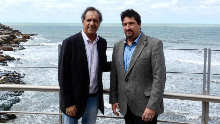 Daniel Scioli (izquierda) y Maurice Closs (derecha).