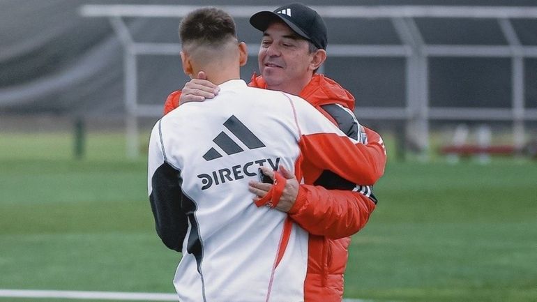 Marcelo Gallardo y el Diablito Echeverri Marcelo Gallardo y el Diablito Echeverri