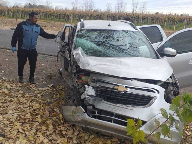 Murió un bebé en un accidente: iba en brazo de su madre