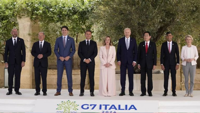Los integrantes del G7. Los integrantes del G7.