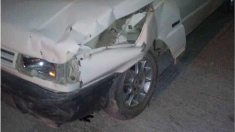 Así quedó el Fiat Duna en Avenida del Trabajador y Necochea