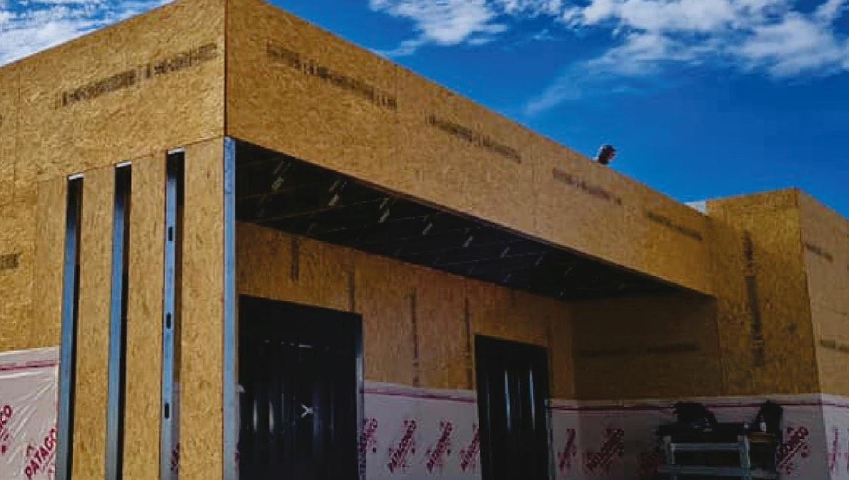 Una vivienda con el método steelframing.