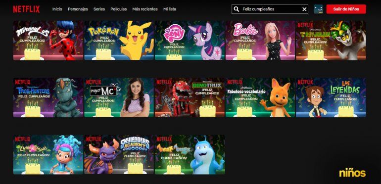 Netflix: el truco para que el personaje favorito de tu hijo le cante cumpleaños