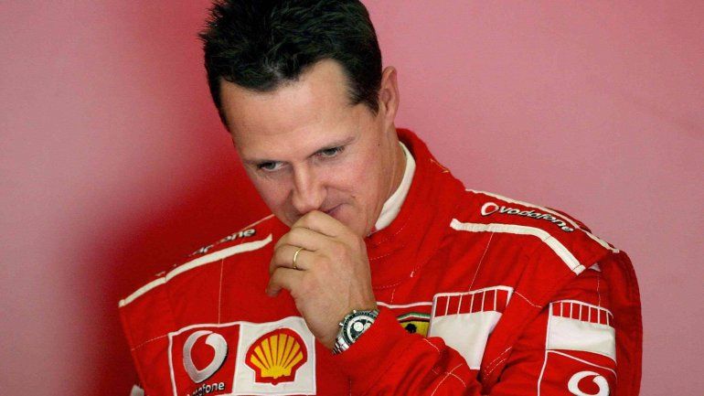 Schumacher&nbsp;en una lucha desigual.