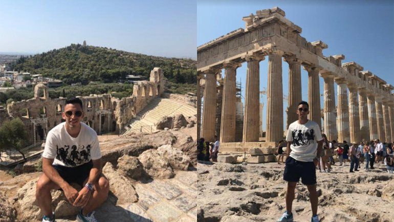 Joaco Torres: Nunca imaginé conocer las ruinas griegas, el fútbol me trajo acá