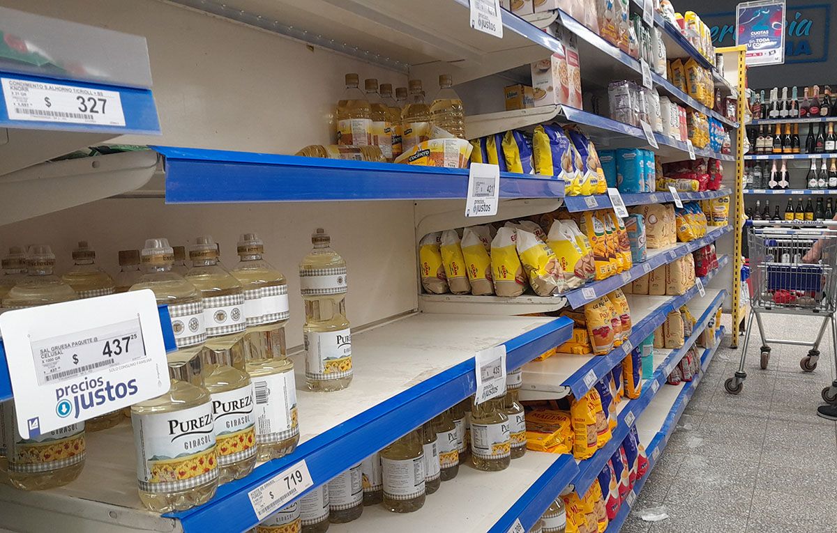 Crisis en las góndolas: ya hay productos con cupo de compra