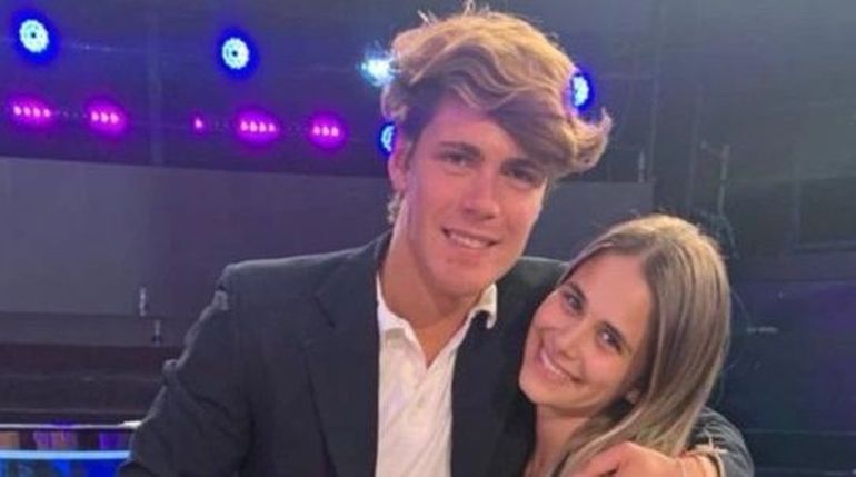 Marcos junto a su ex novia, julieta Illescas, a quien extrañó dentro de la casa.