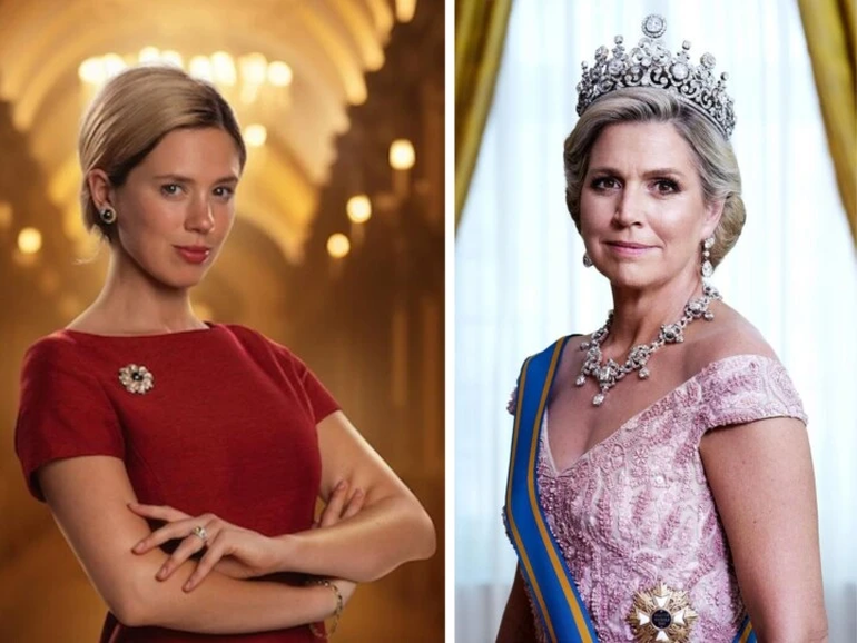 Máxima Zorreguieta es interprestada en la serie por la actriz Delfina Chavez. Máxima Zorreguieta es interprestada en la serie por la actriz Delfina Chavez.